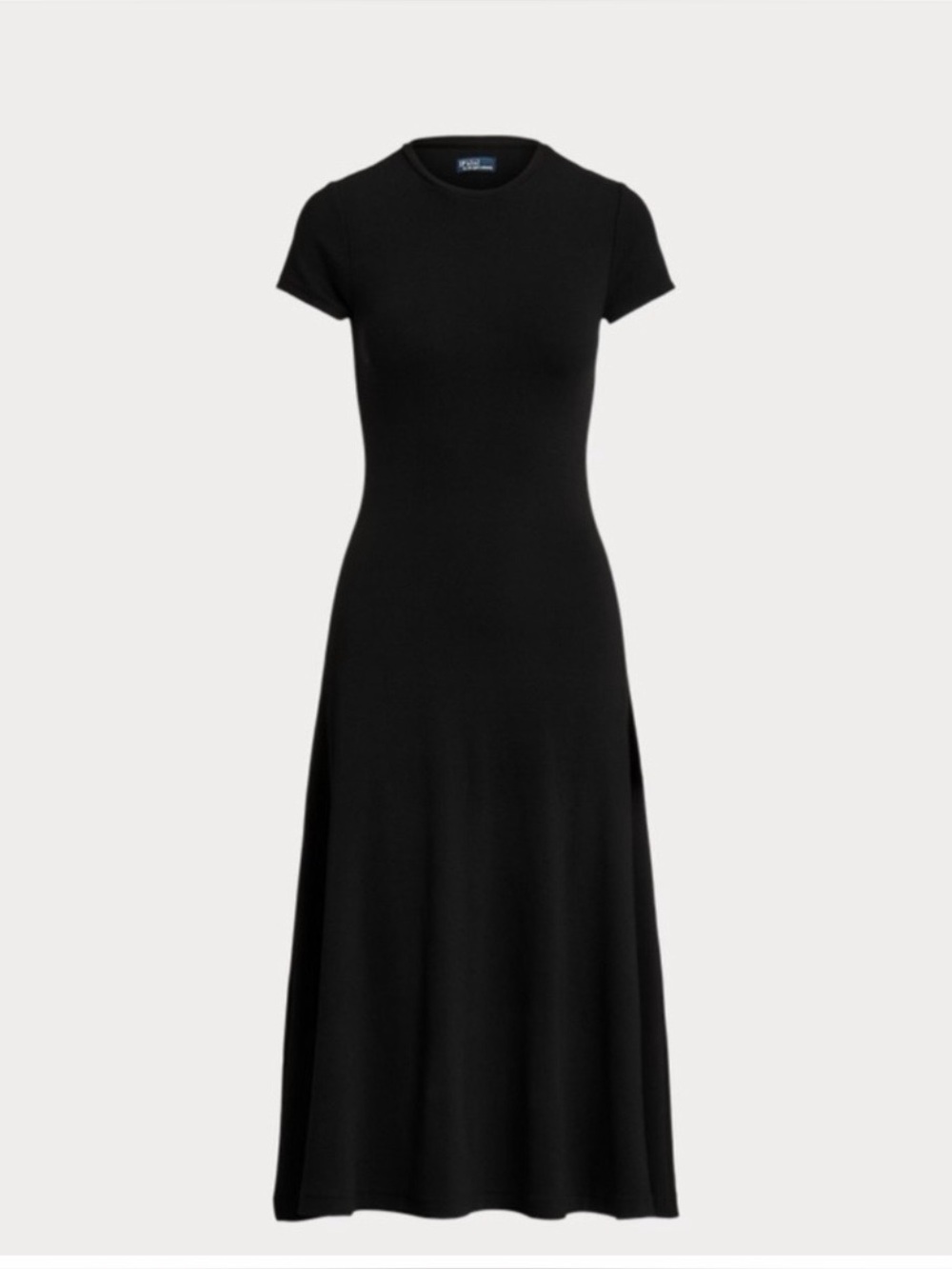Polo Ralph Lauren Classic Black Short-Sleeve Maxi Dress